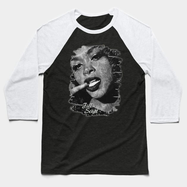 Jill Scott | 80s Baseball T-Shirt by Nana On Here